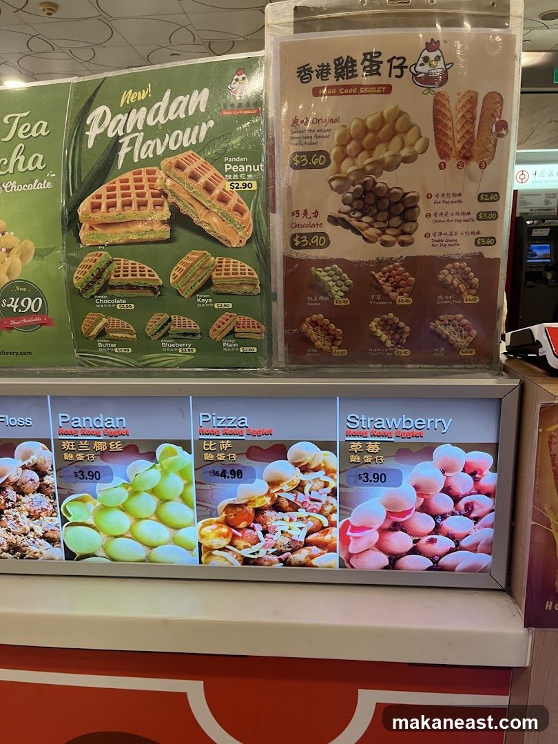Hong Kong Egglet Menu