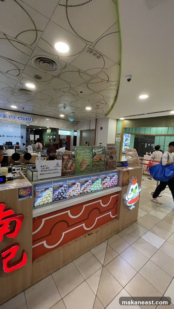 Dessert Stall with Various Flavors