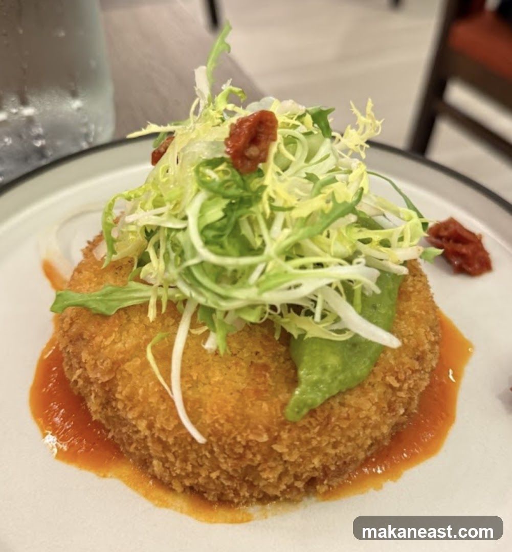 Crab Cake with Salad