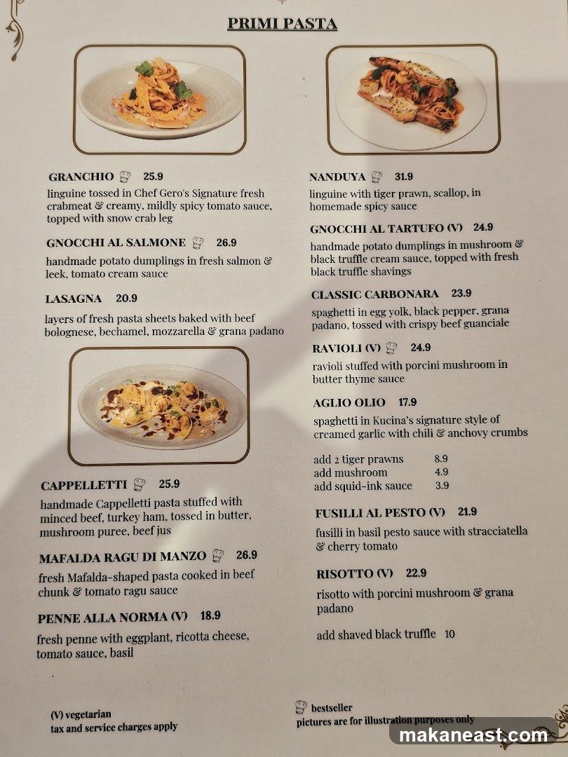 PRIMI PASTA