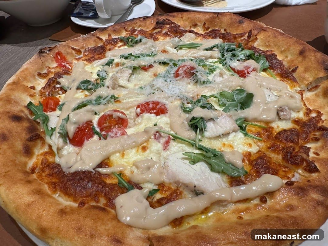 Chicken Caesar Pizza