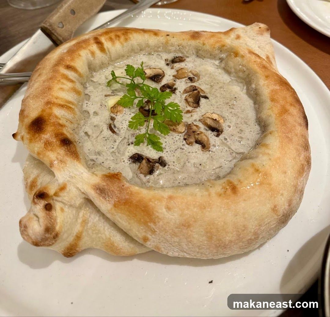 Mushroom Khachapuri