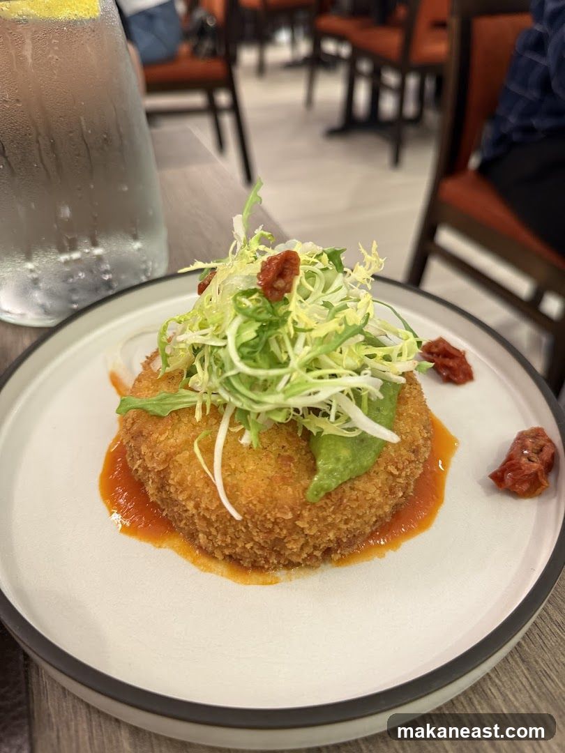 Crab Cake with Salad