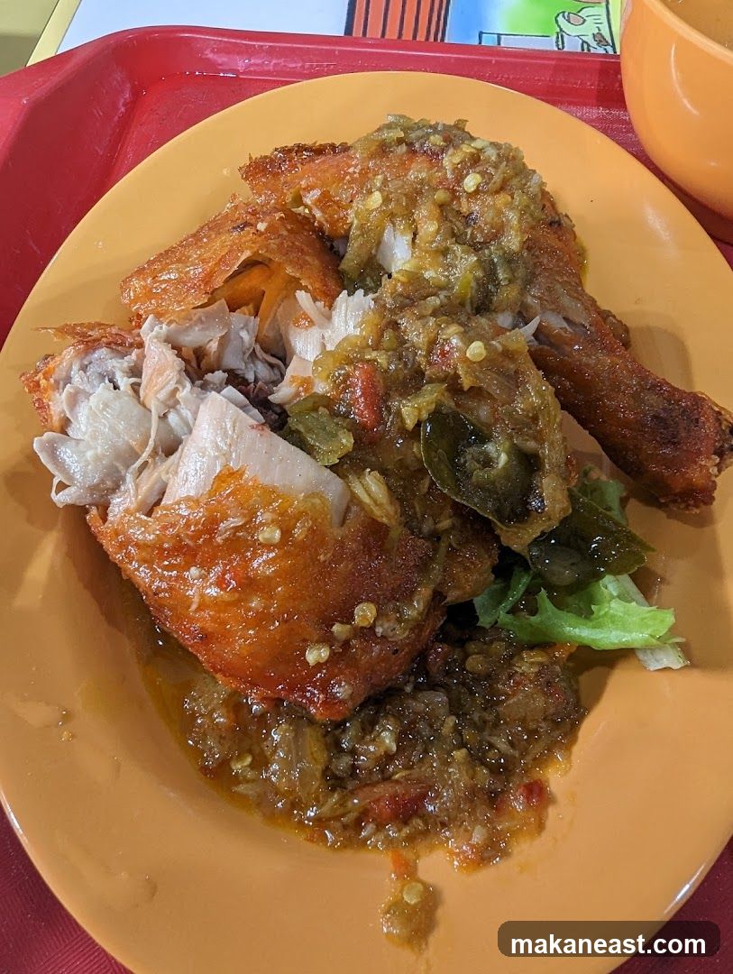 Fried Chicken with Sauce