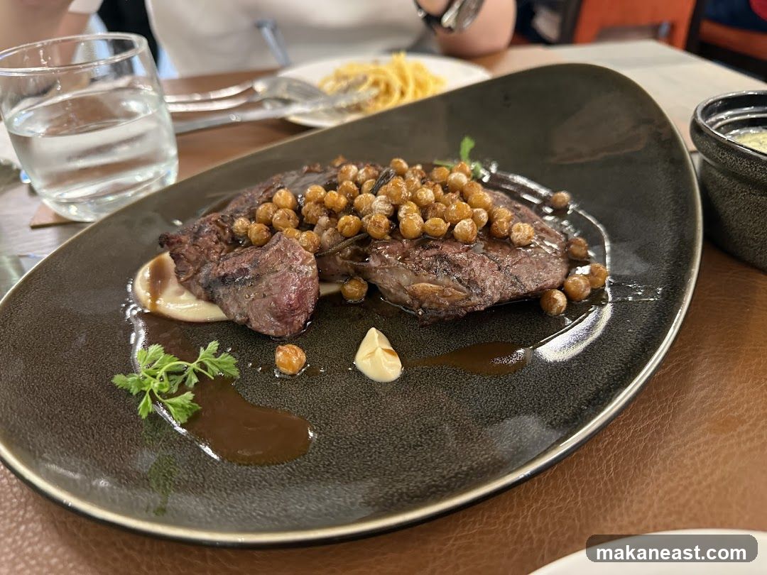 Steak with Chickpeas