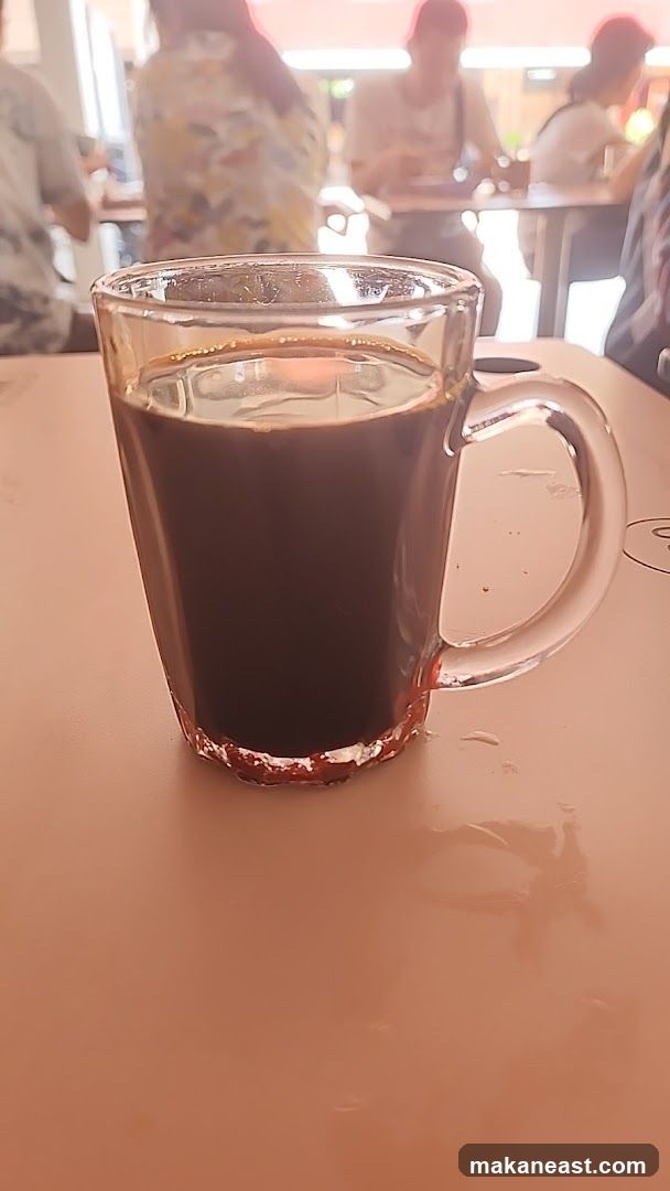 Coffee in a glass mug