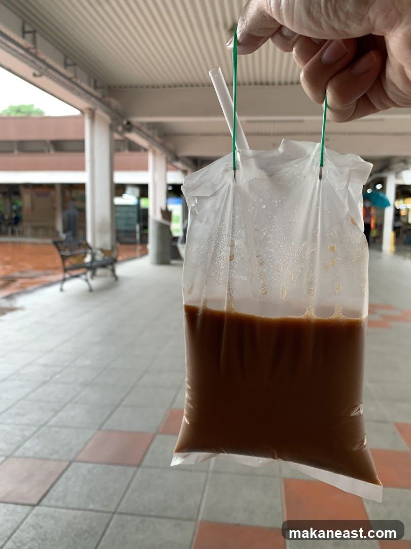Beverage in a Plastic Bag