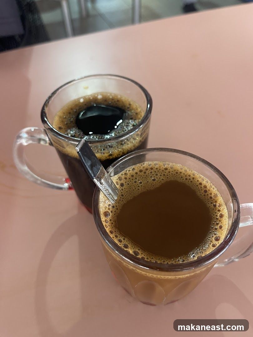 Two cups of coffee