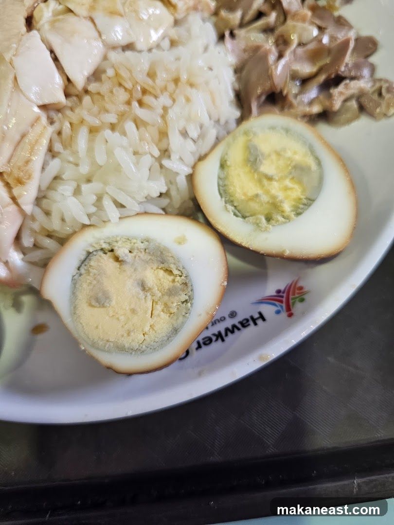 Chicken Rice with Braised Egg