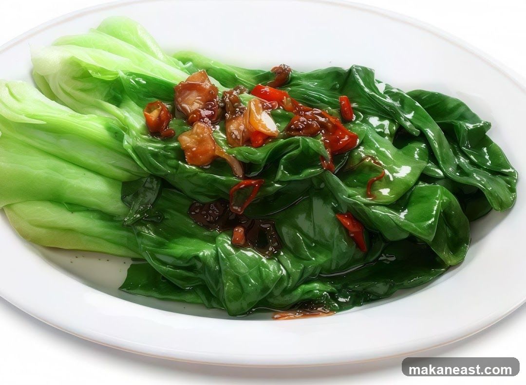 Stir-fried Bok Choy with Chili and Garlic