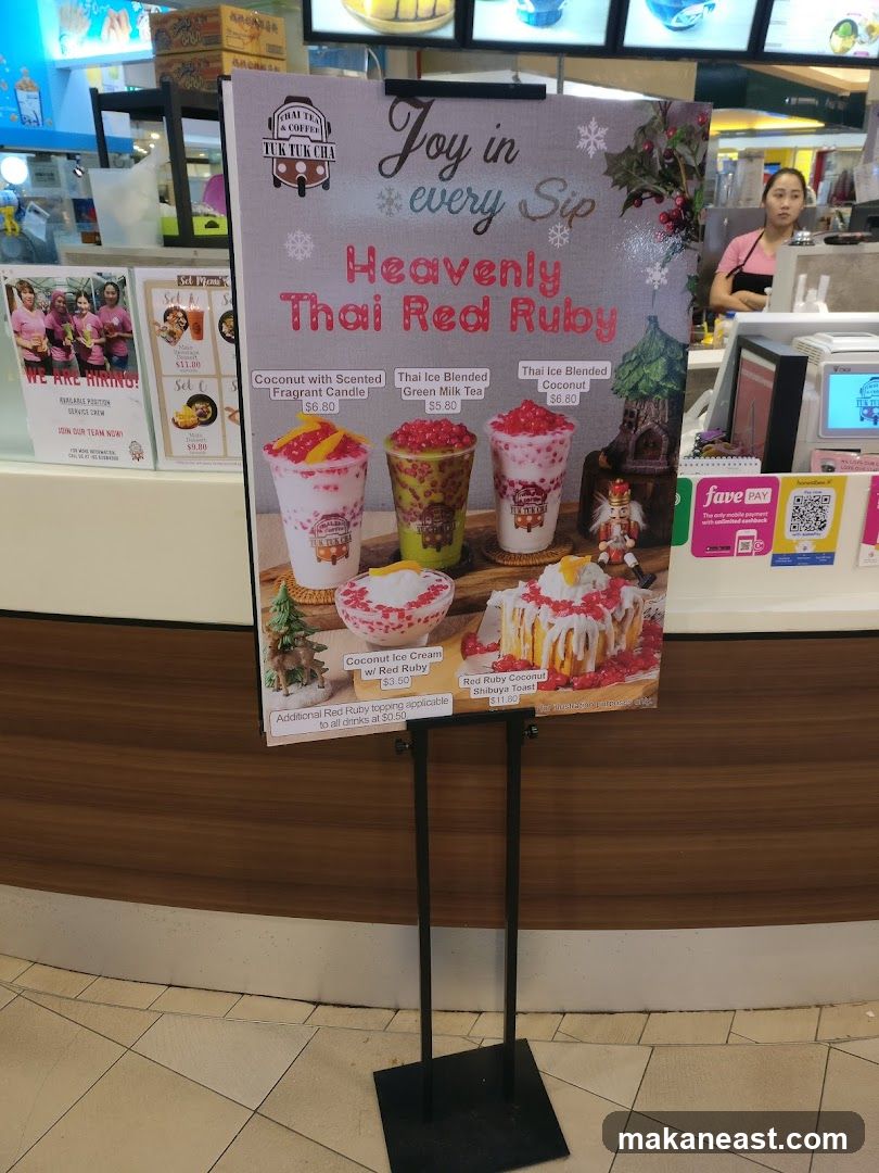 Heavenly Thai Red Ruby Menu
