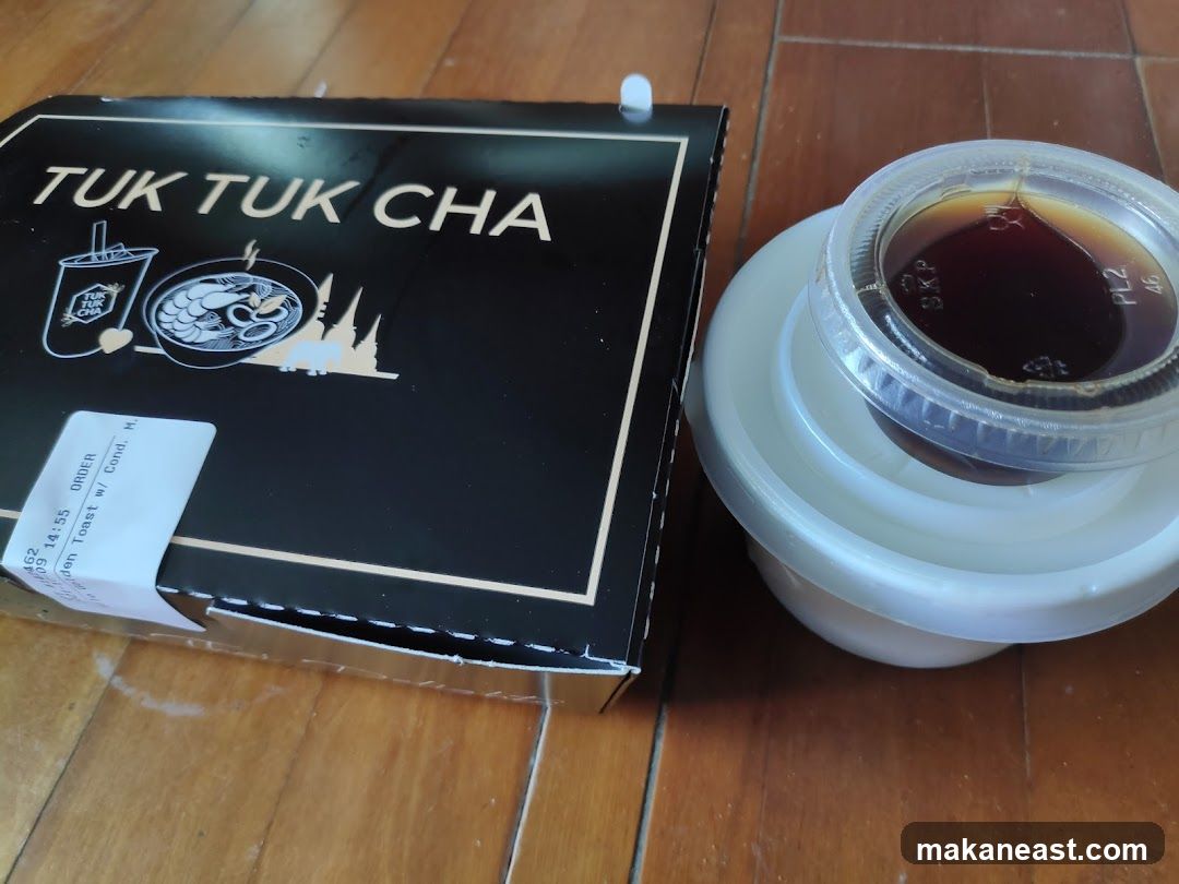 Tuk Tuk Cha Takeout Box and Drink