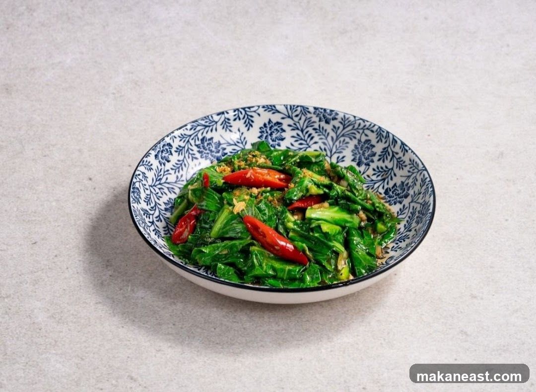 Stir-fried Greens with Chili