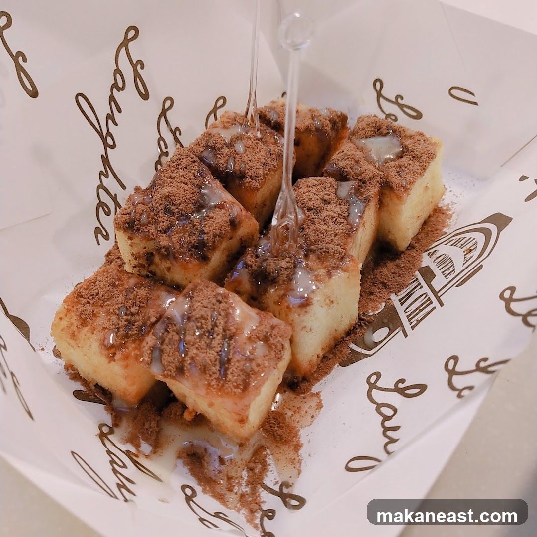 Dessert with Chocolate Powder and Condensed Milk