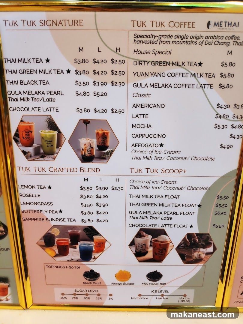 Tuk Tuk Signature, Tuk Tuk Coffee, Tuk Tuk Crafted Blend, Tuk Tuk Scoop+
