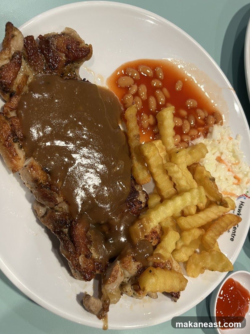 Chicken Chop with Sides
