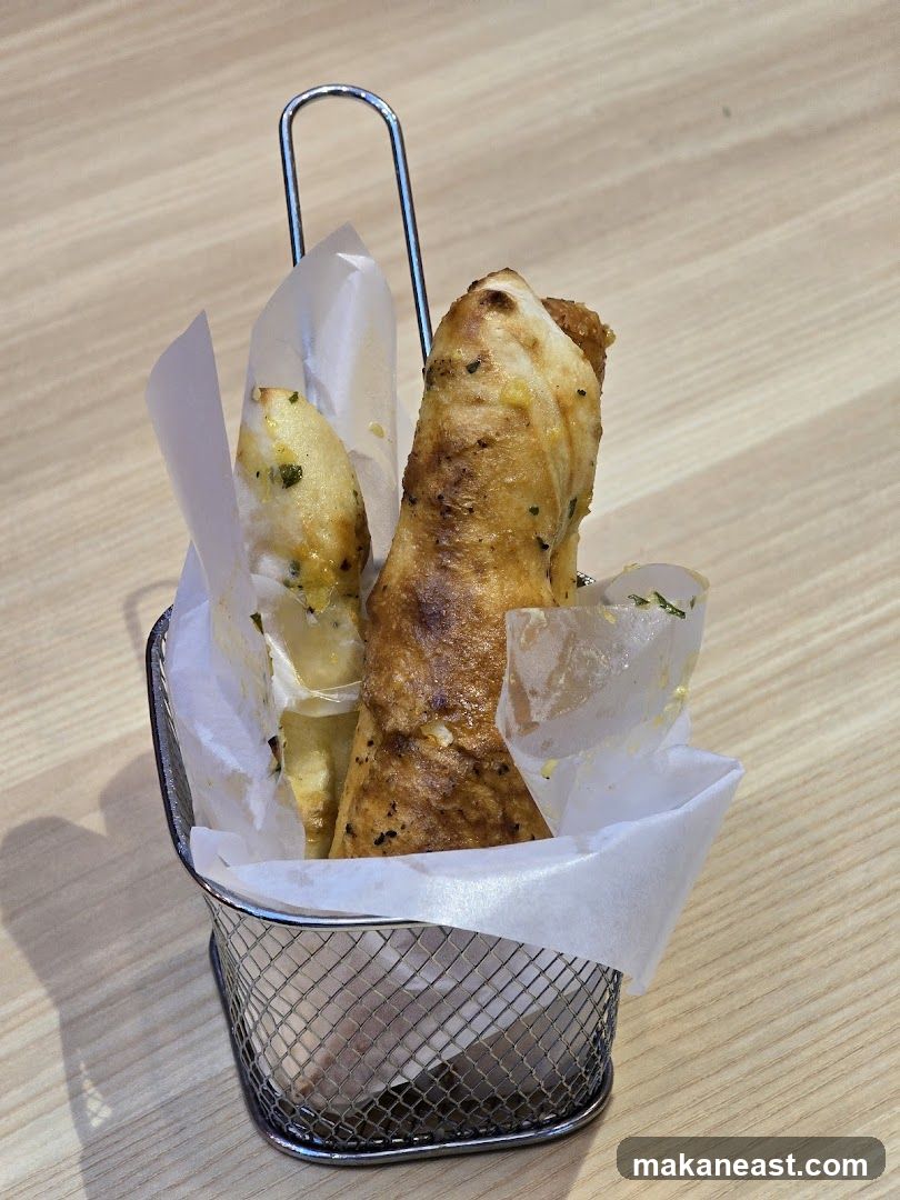 Breadsticks in a basket