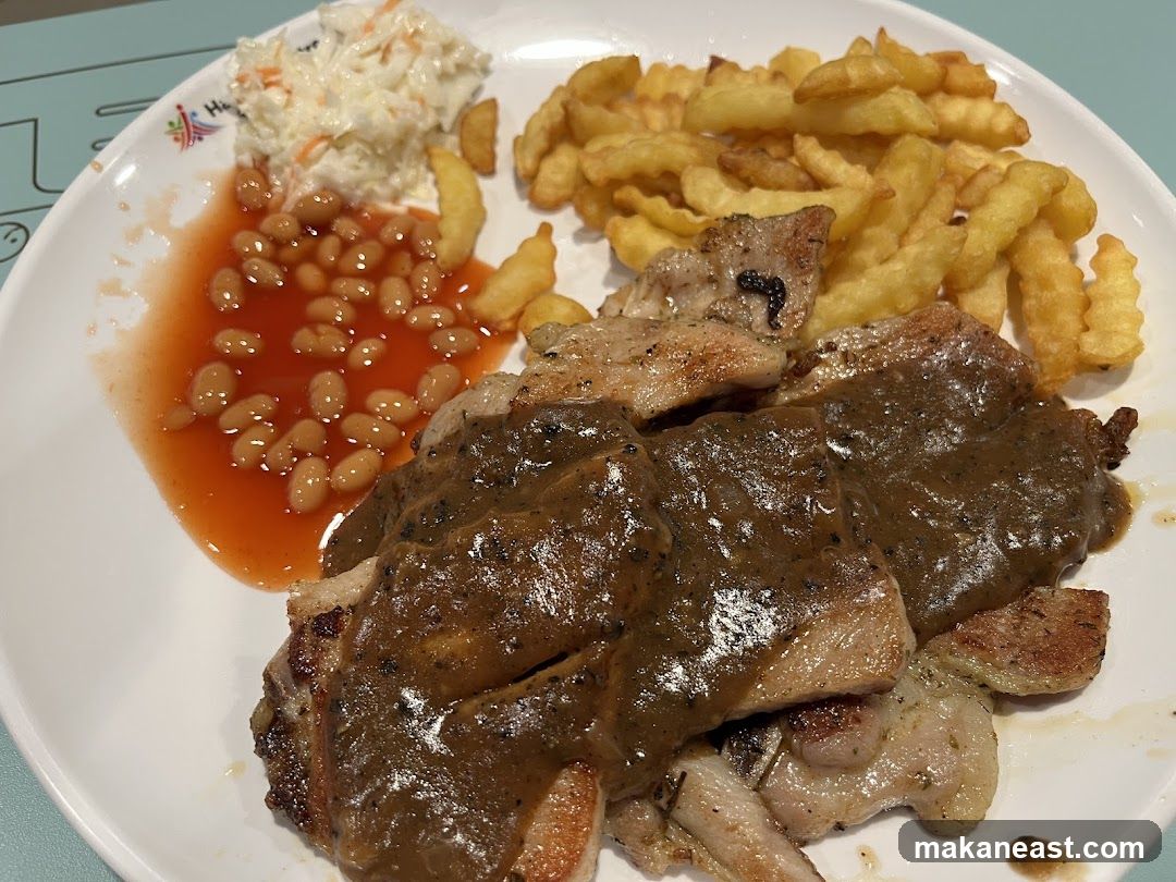 Chicken Chop with Sides