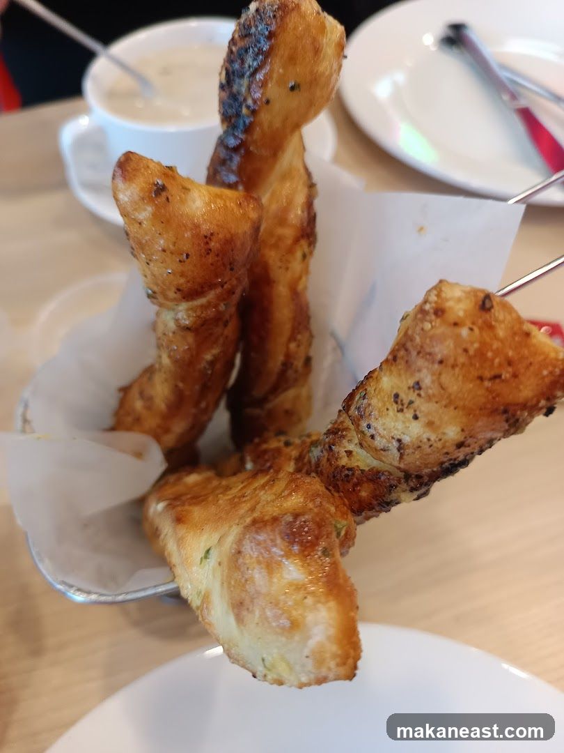 Twisted Breadsticks with Seasoning