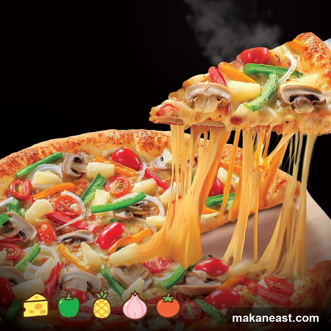 Delicious Pizza with Melting Cheese