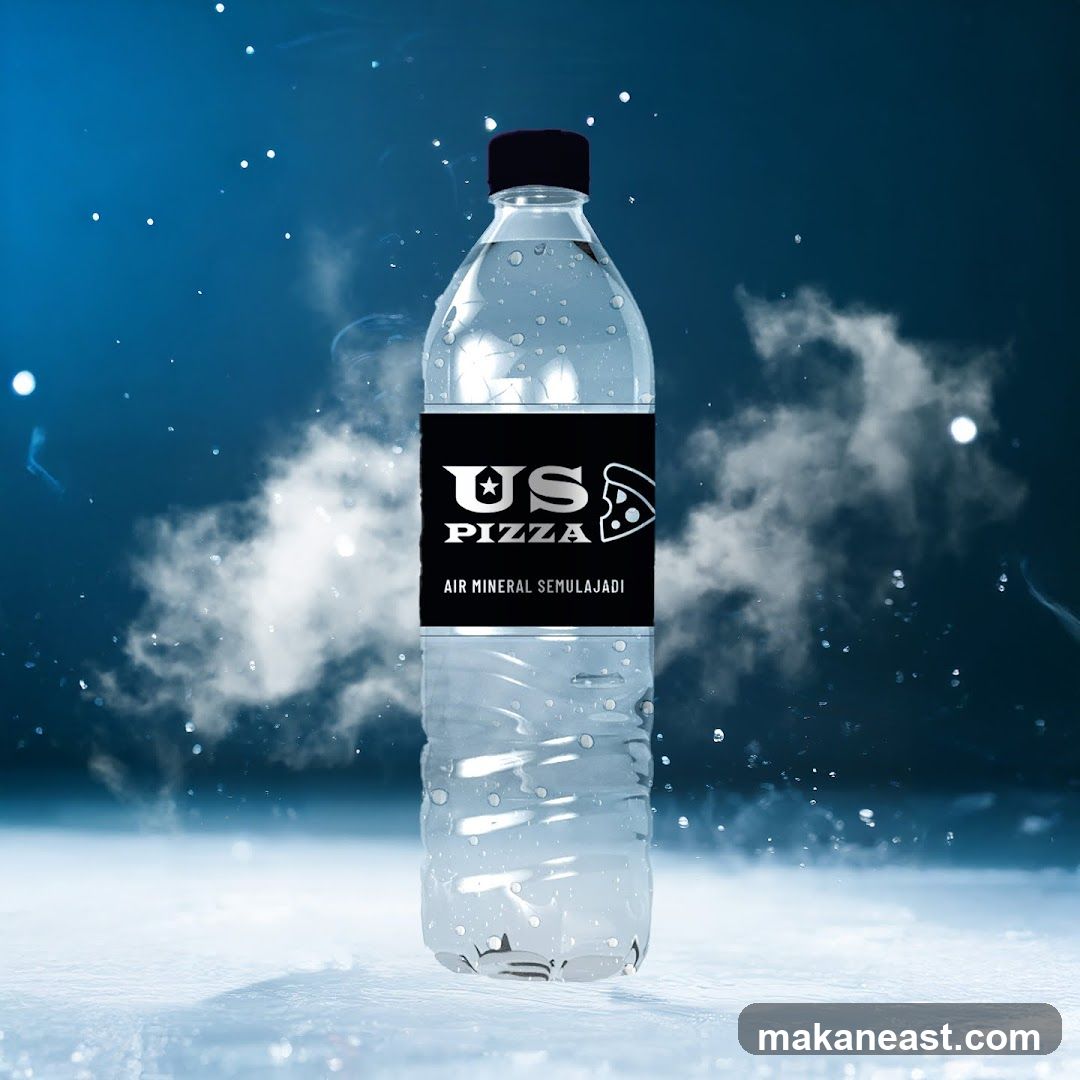 US Pizza Bottled Water