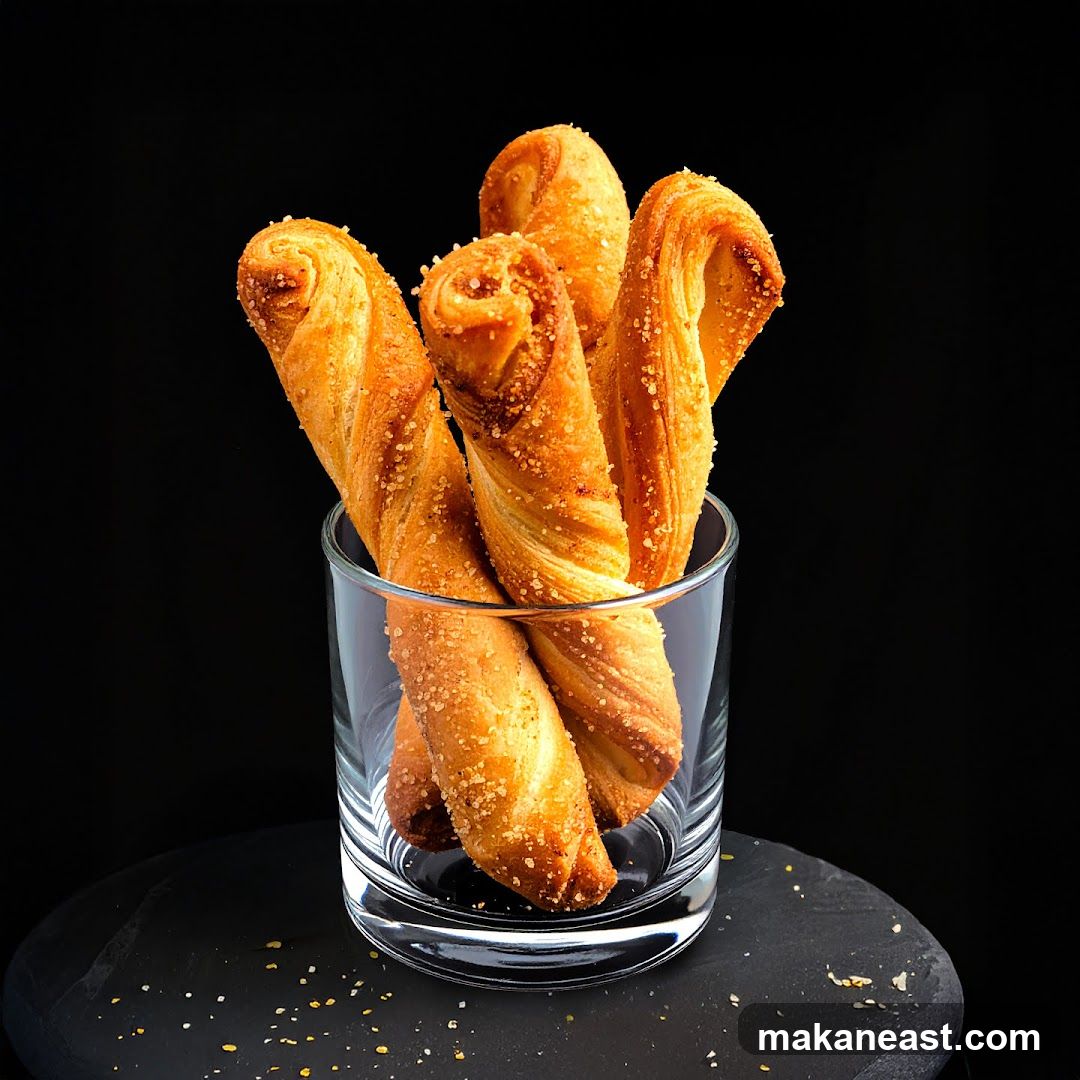 Twisted Pastry Sticks