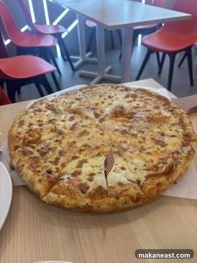 Pizza with American Flag Toothpick