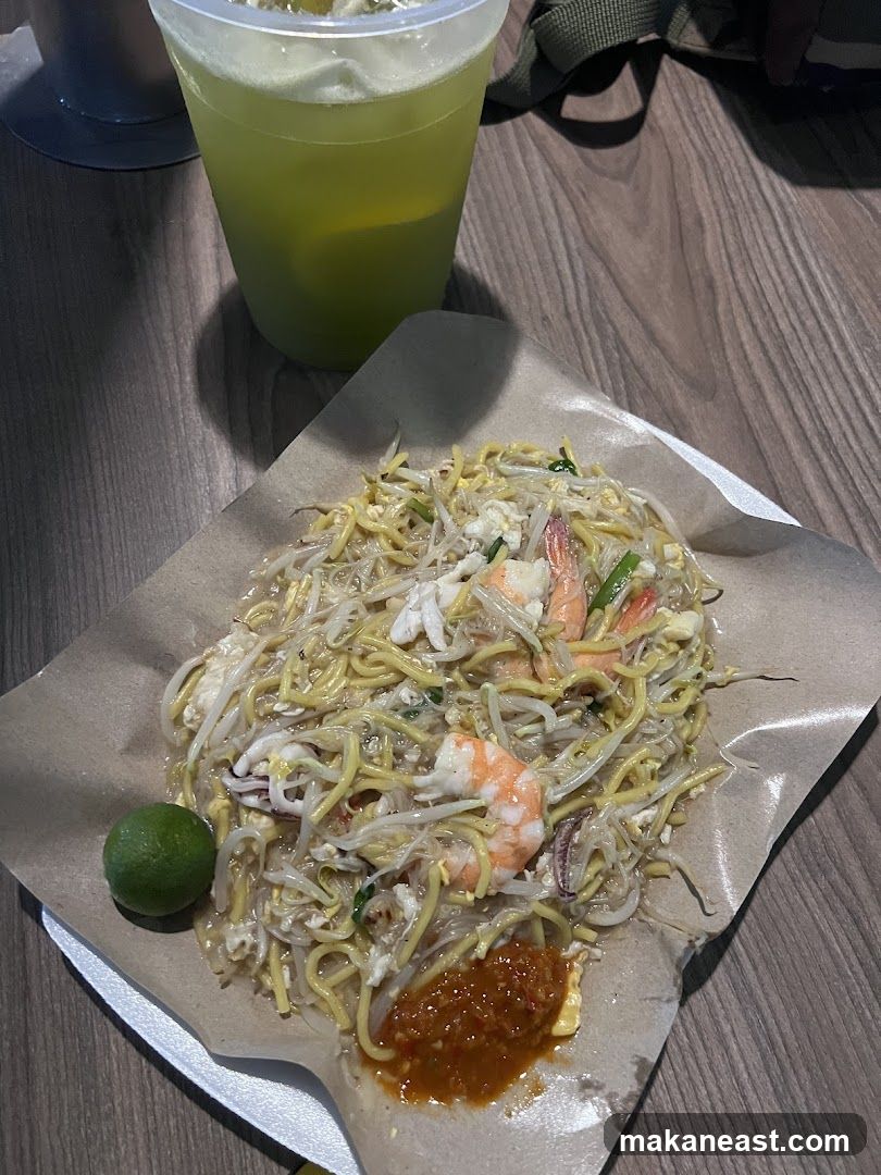 Noodles with Shrimp and Squid