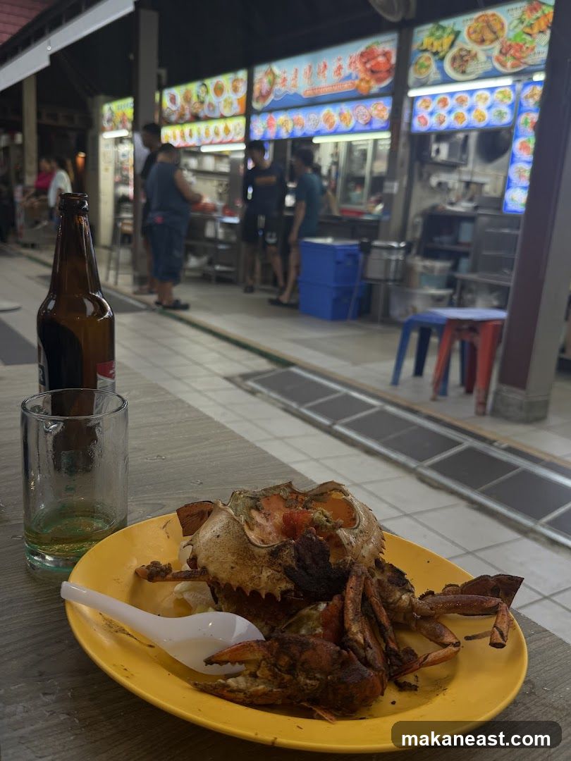 Seafood Meal at an Outdoor Eatery