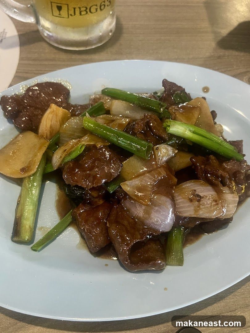 Beef and Onion Stir-fry