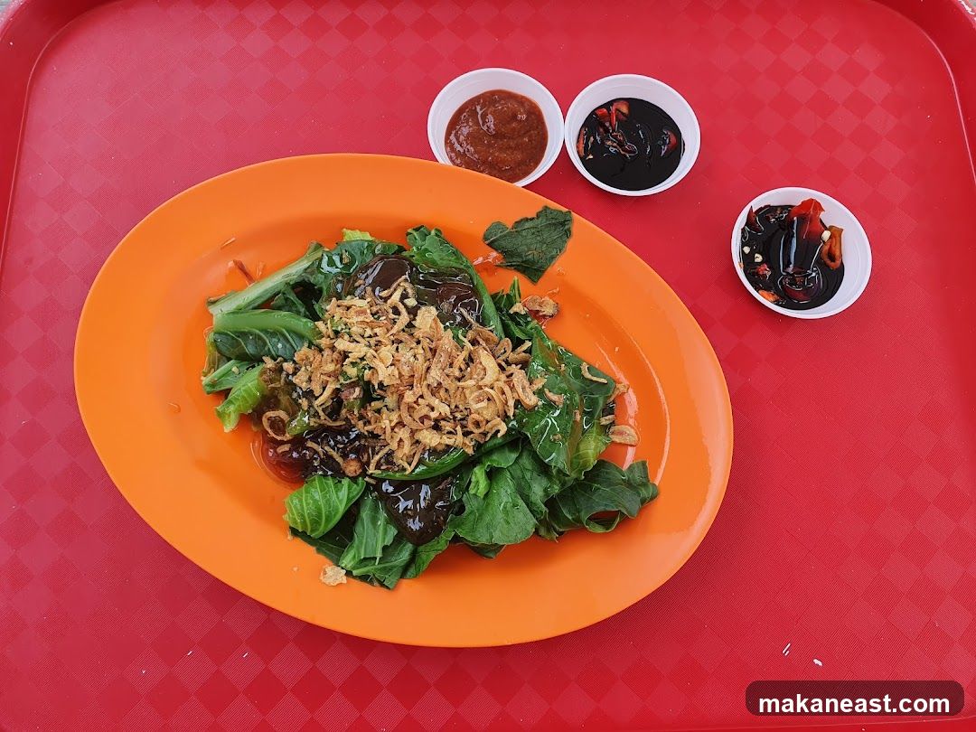 Vegetable Dish with Sauces