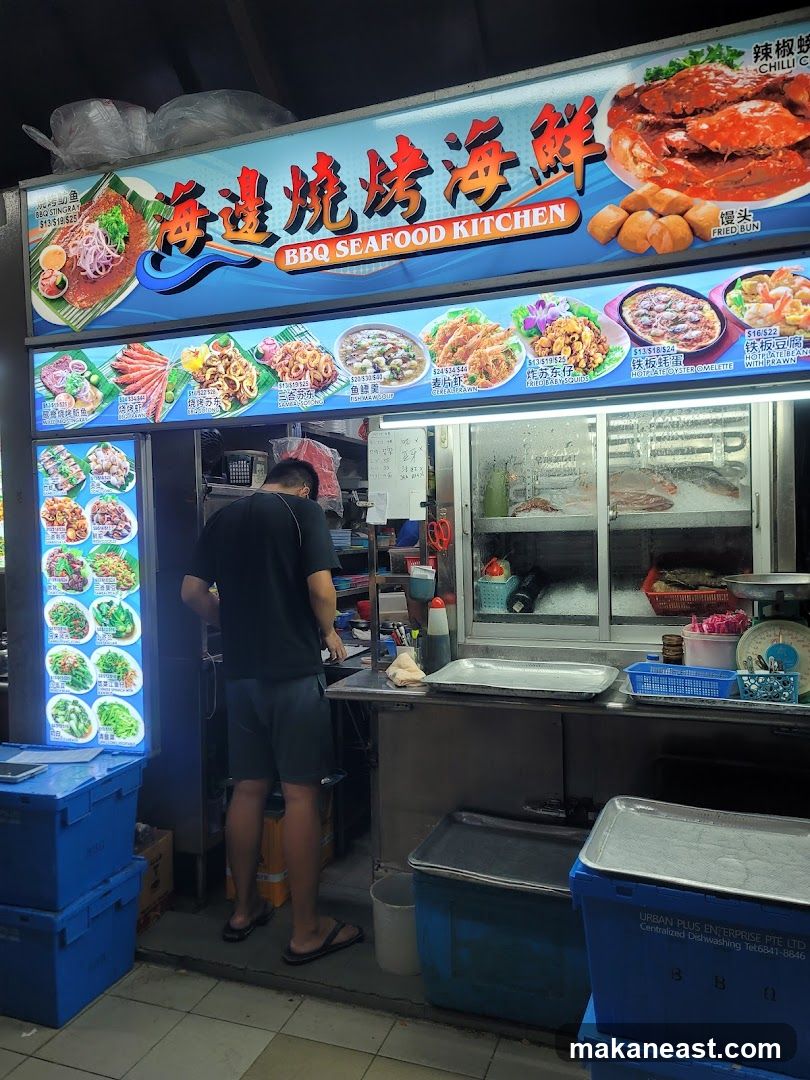 BBQ Seafood Kitchen Stall
