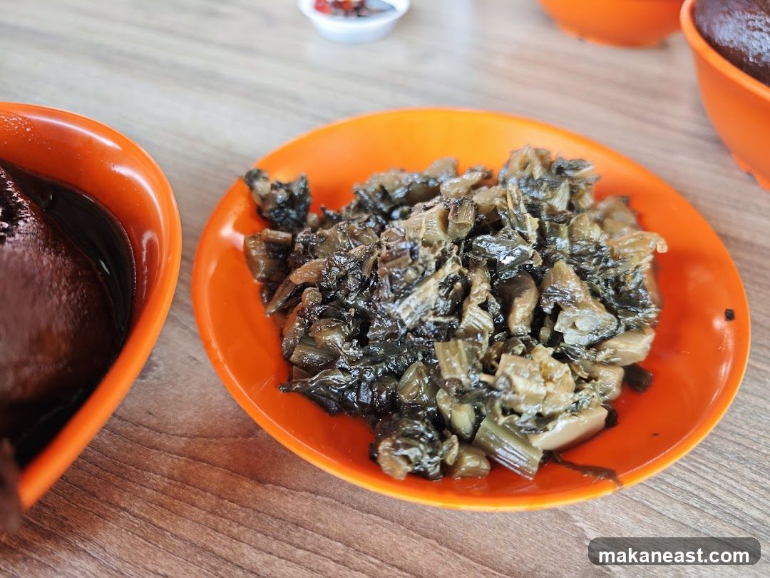 Pickled Vegetables and Dark Sauce