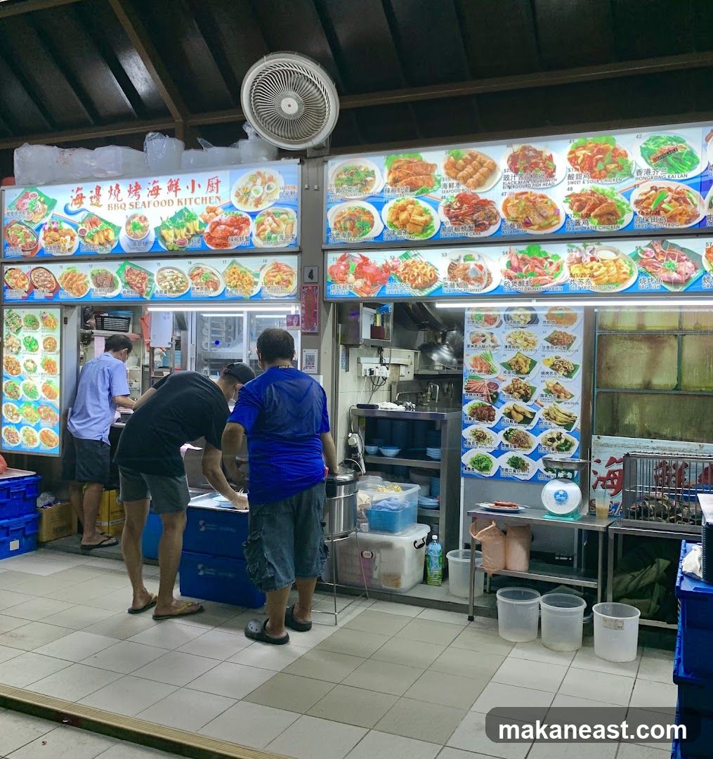 BBQ Seafood Kitchen Stall