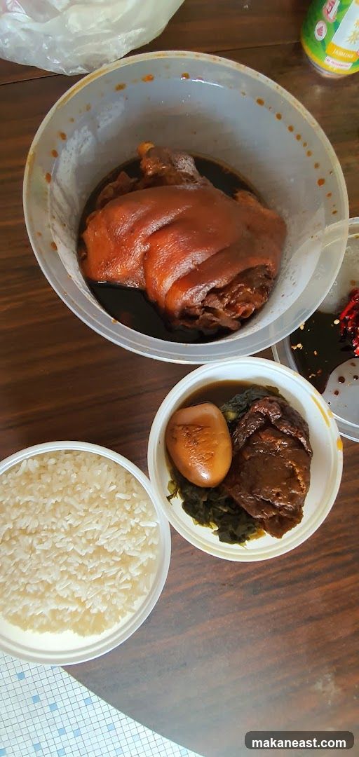 Braised Pork Knuckle and Rice