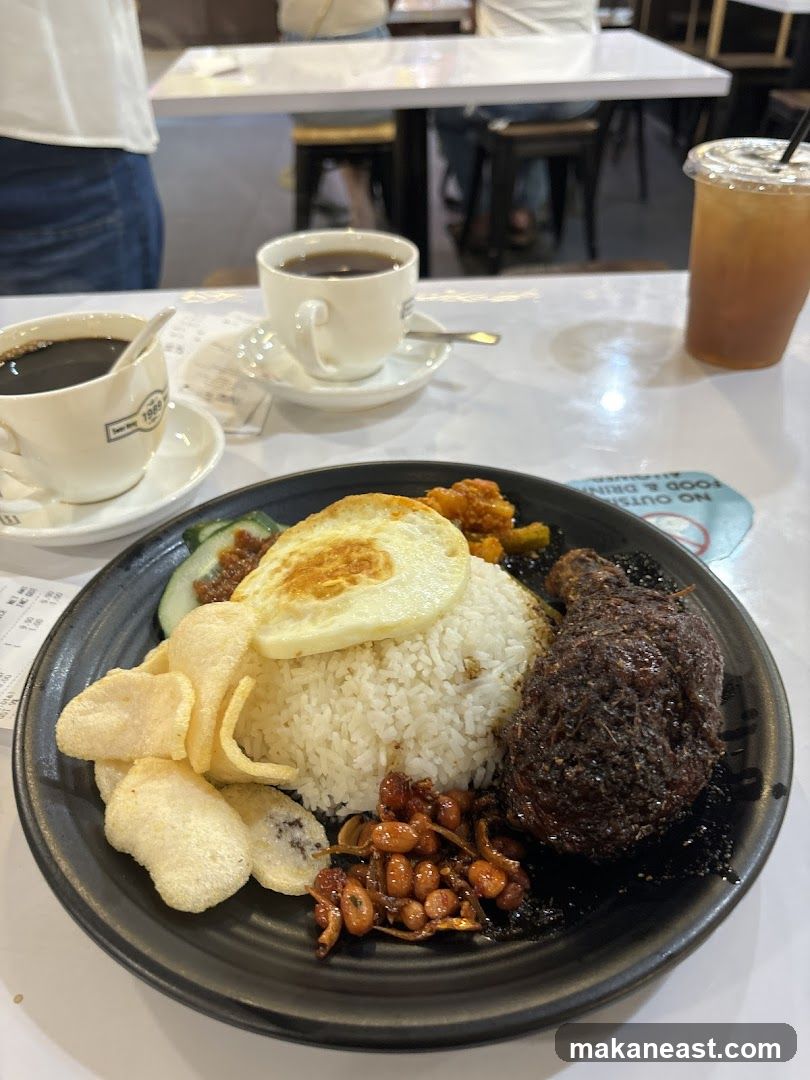 Nasi Lemak and Coffee