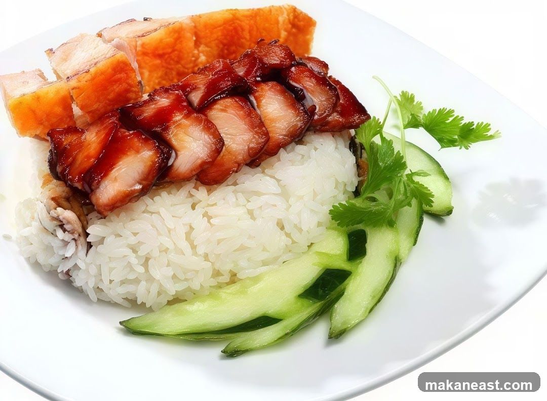 Roast Pork and Char Siu Rice