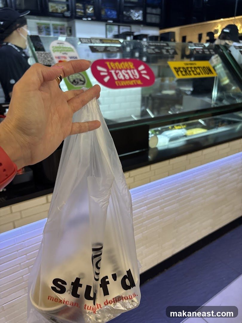 Takeaway Bag with Food