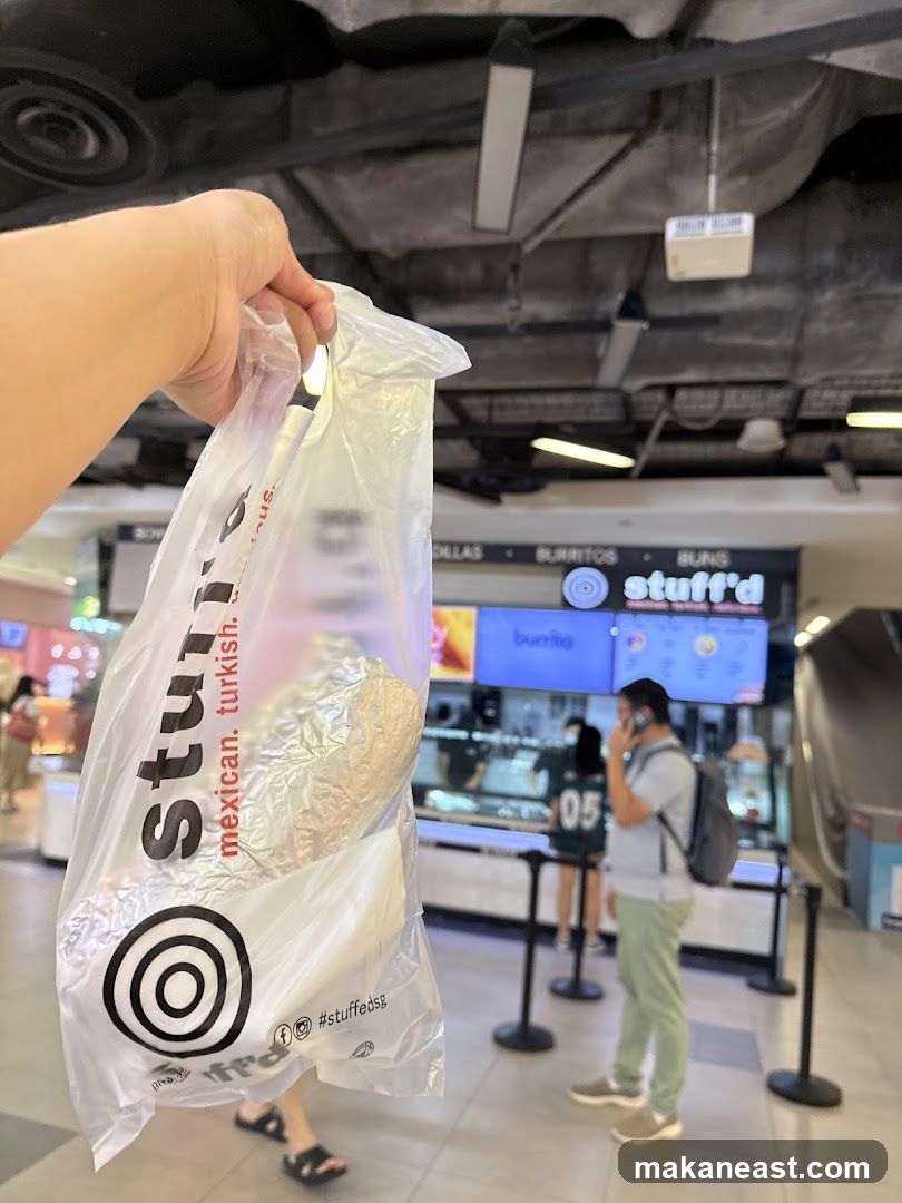 Takeaway Bag with Food