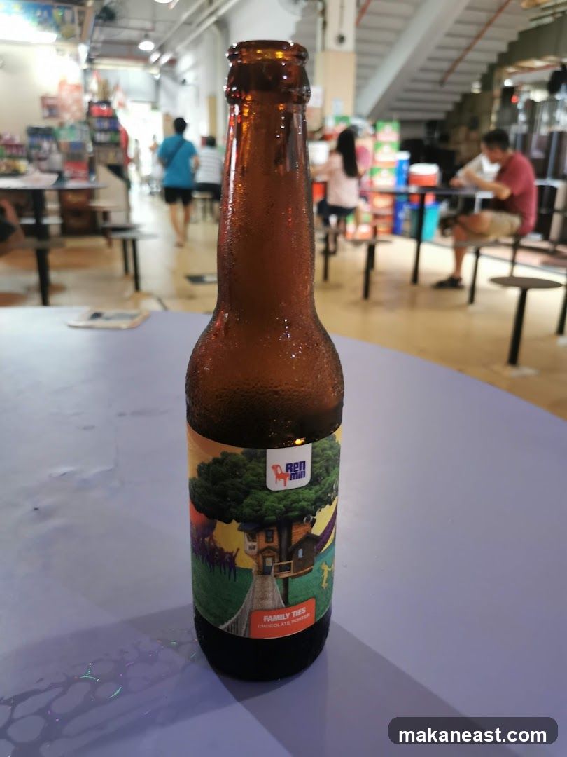 Beer Bottle on Table