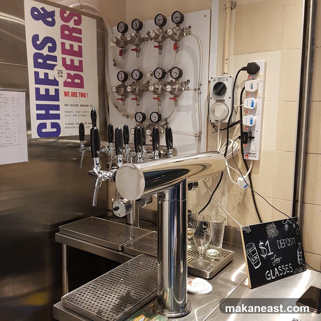 Beer Taps and Signage