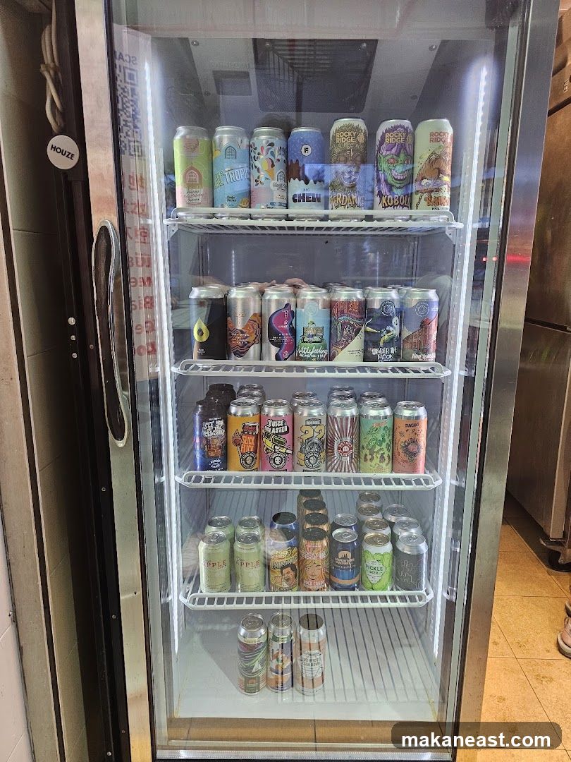 Cans in a Refrigerator