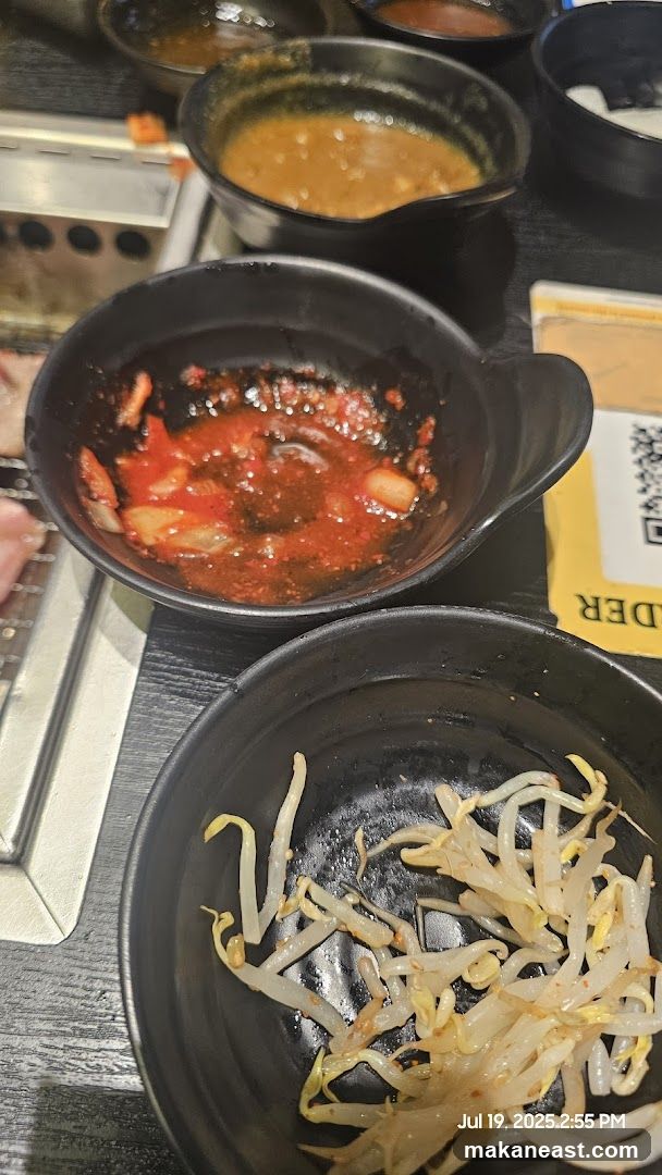 Dipping Sauces and Bean Sprouts