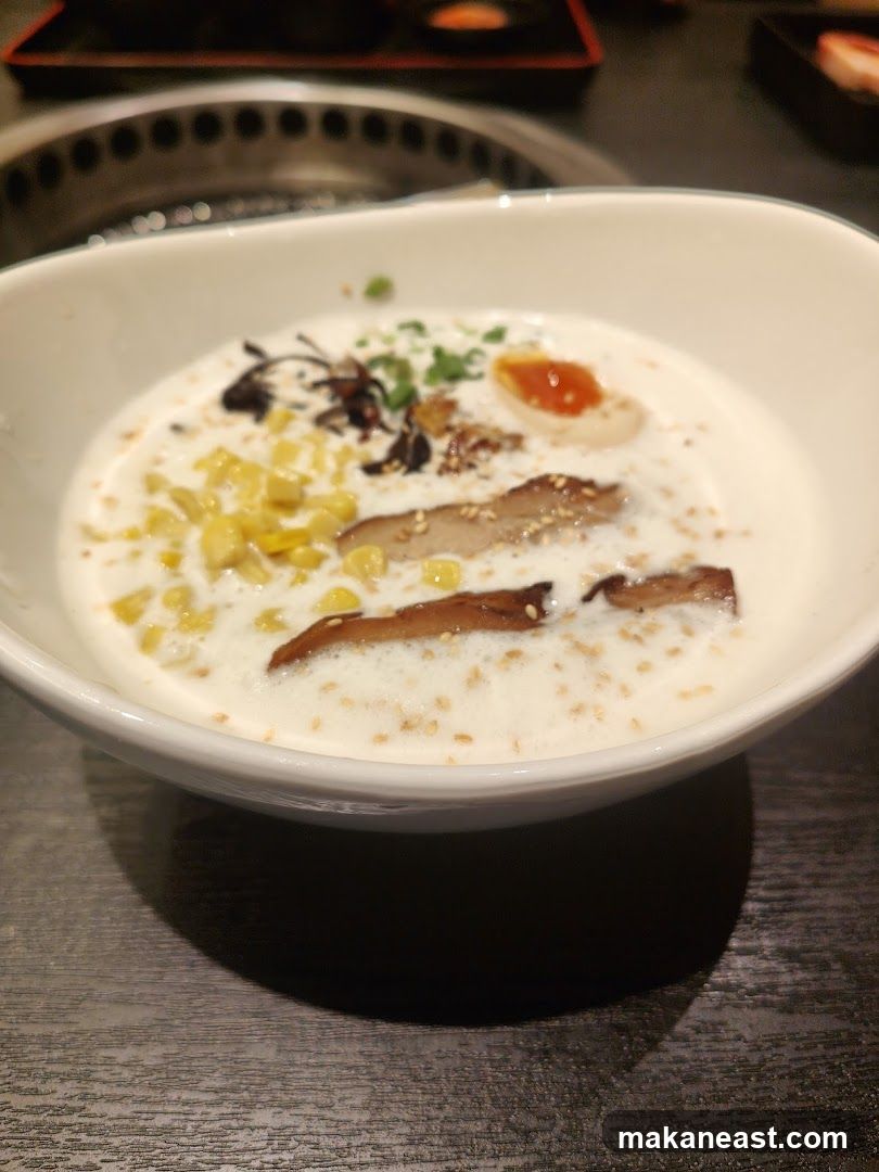 Creamy Soup with Corn and Egg