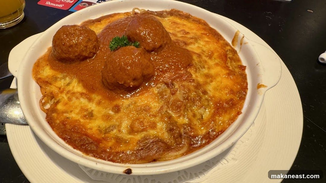 Baked Spaghetti with Meatballs