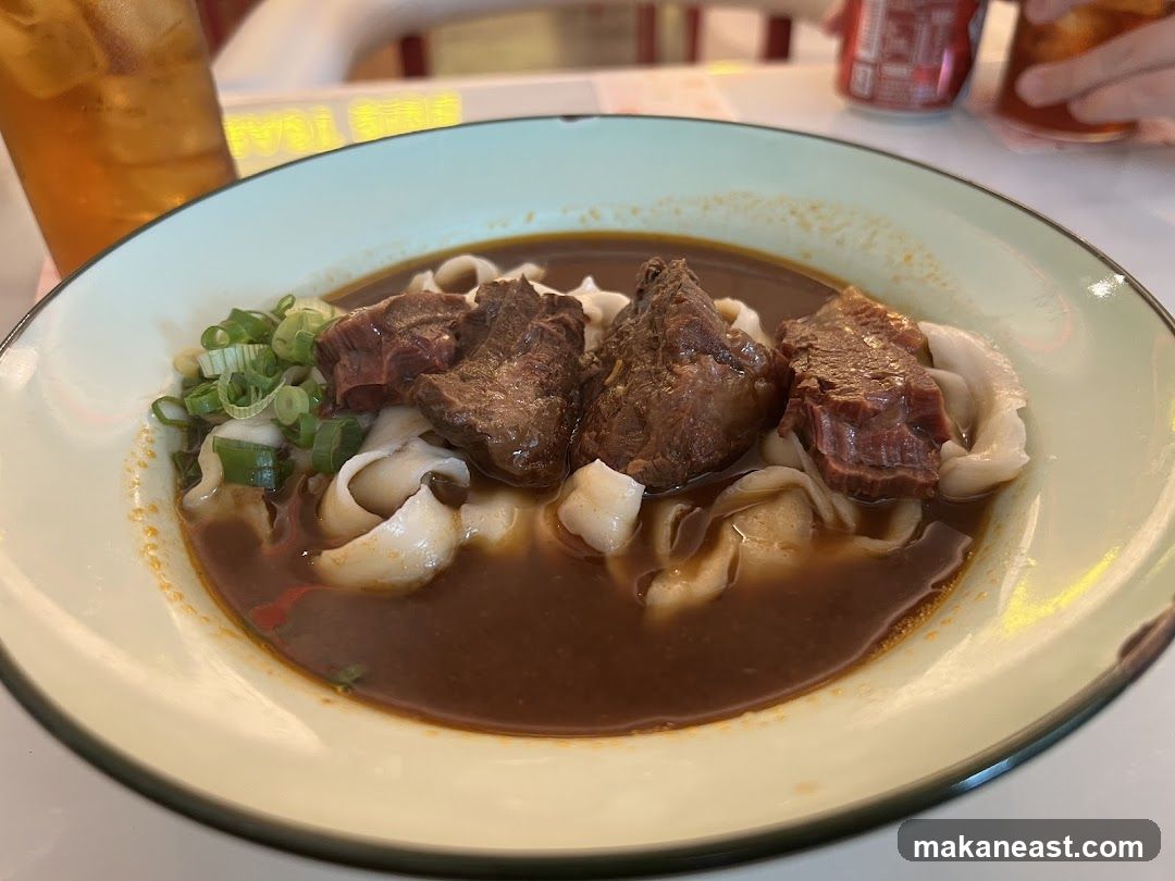 Beef noodle soup