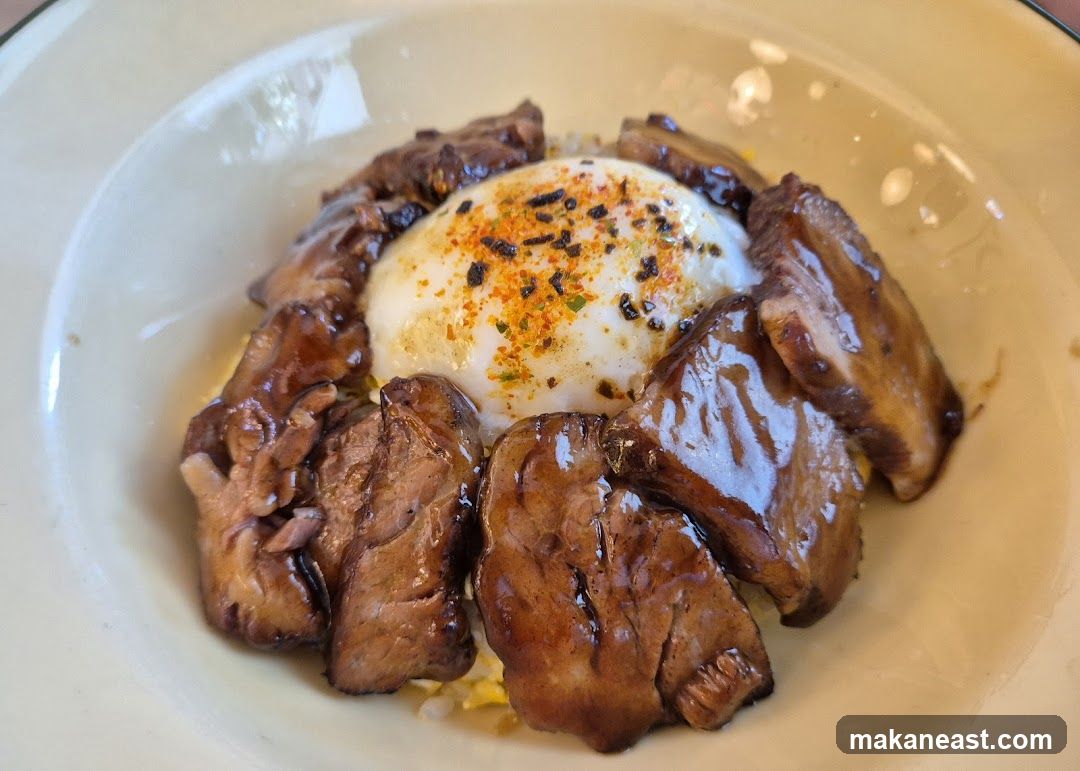 Bowl of Rice with Meat and Egg