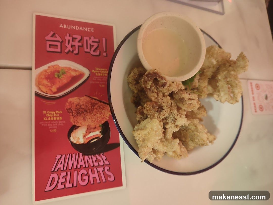 Taiwanese Delights Menu