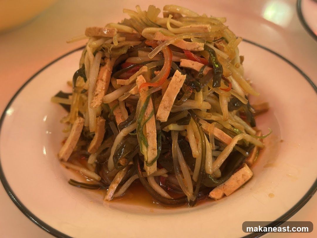 Salad with Tofu and Vegetables
