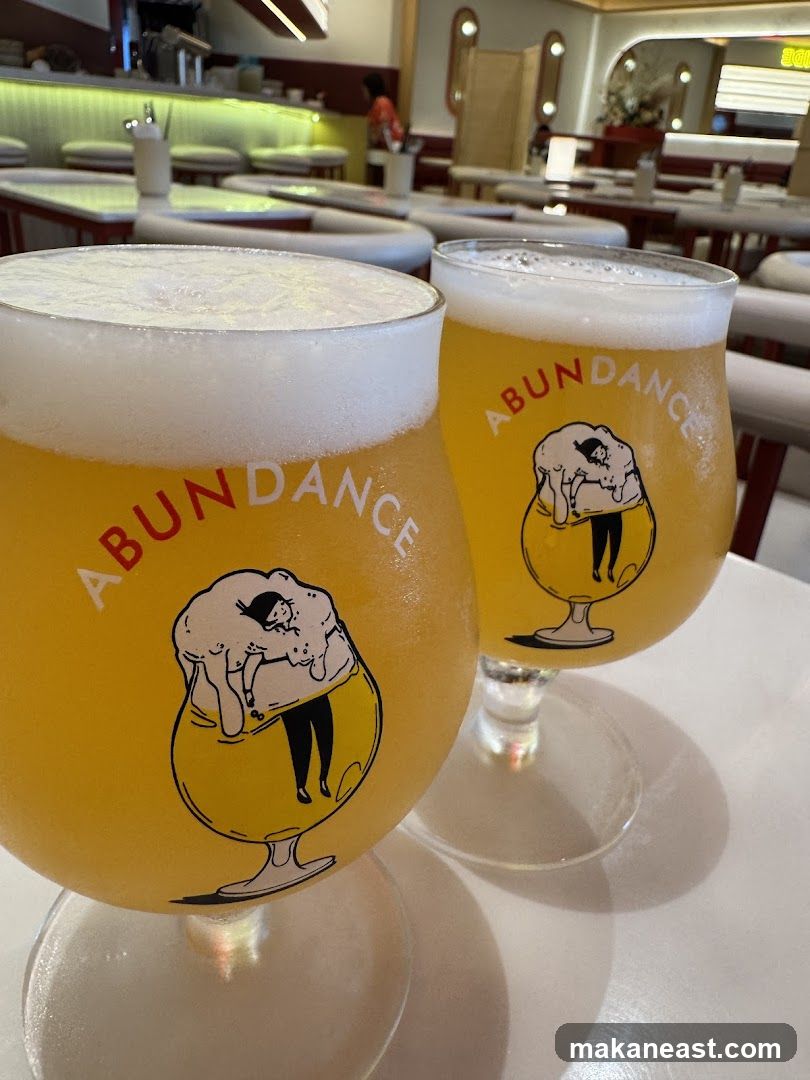 Two glasses of beer
